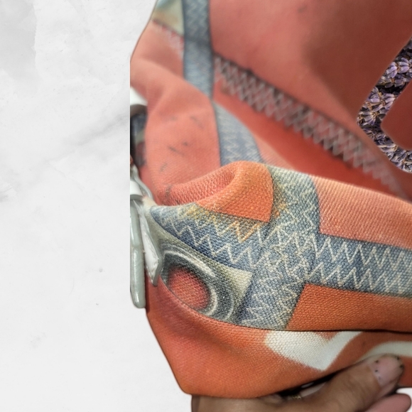 Dooney & Bourke 75 Vintage Coral hobo RARE - Picture 7 of 9